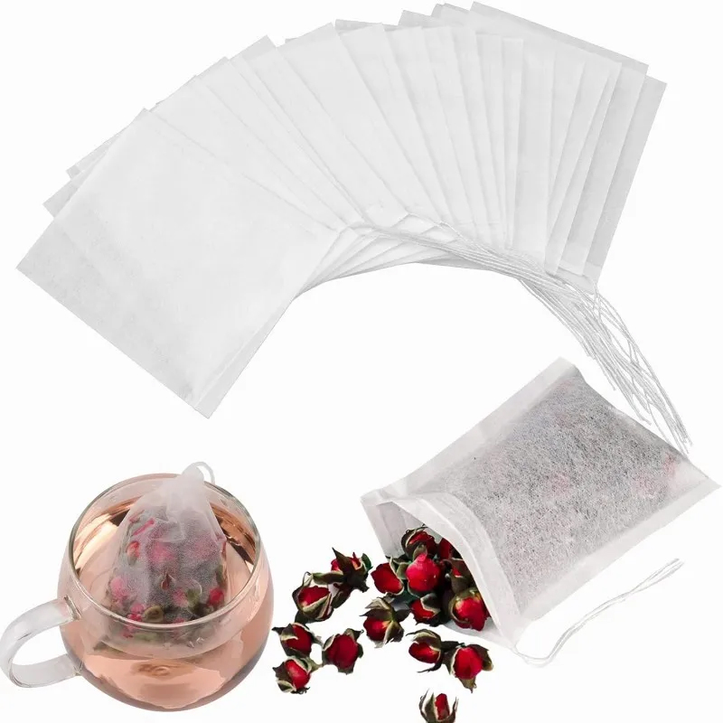 Herbal Wellness Supplement - 100 قطعة أكياس الشاي القابل للتصرف