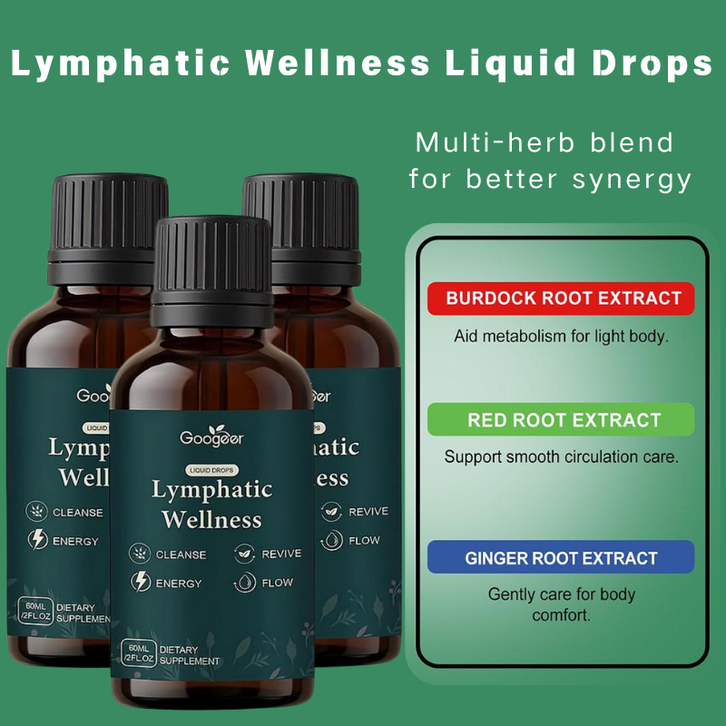 Herbal Wellness Supplement - 60 مل من قطرات دعم الجهاز