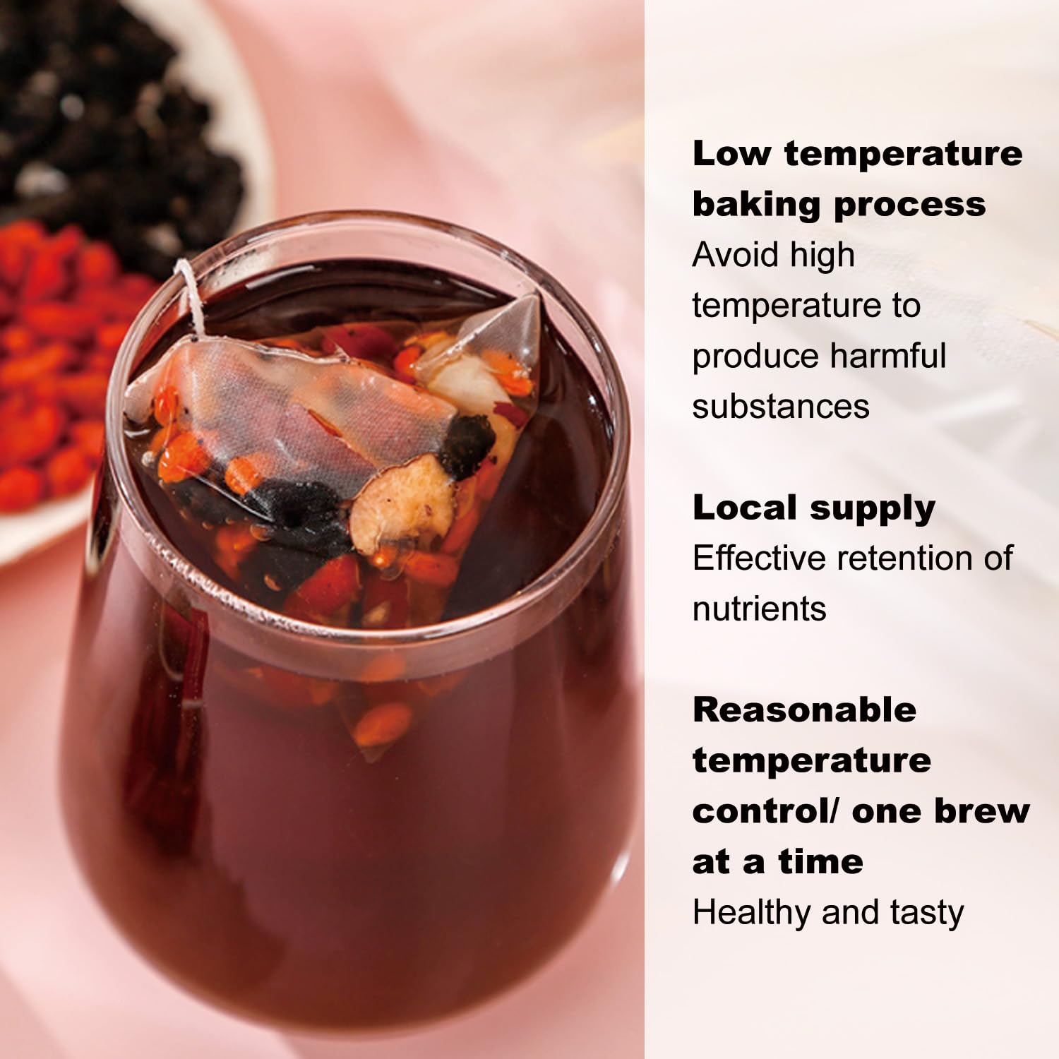 شاي الجينسنغ بخمسة كنوز شاي ال - مراجعة Herbal Wellness Supplement وسعره