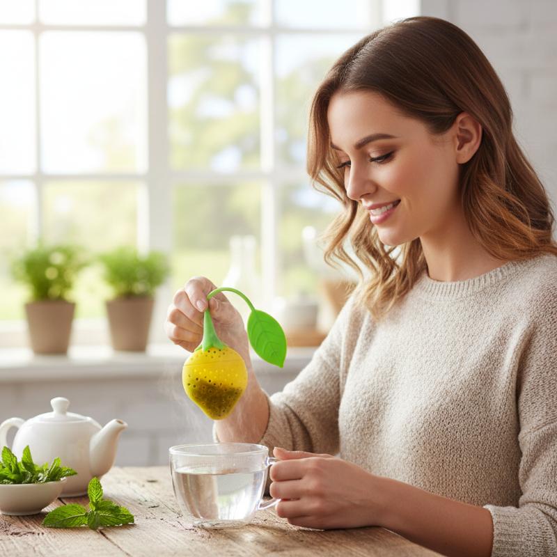 جديد: مصفاة شاي سيليكون كروية، - مراجعة Herbal Wellness Products وسعره